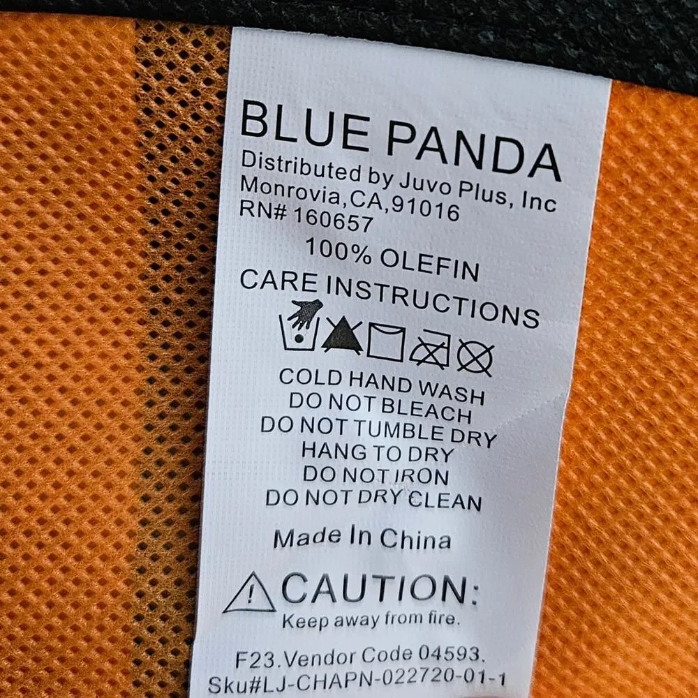 Blue Panda Children's Dress Up Construction Worker Costume Vest One Size